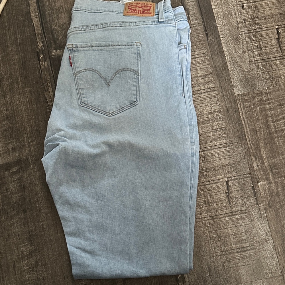 Levi's Light Blue Straight Leg Jeans